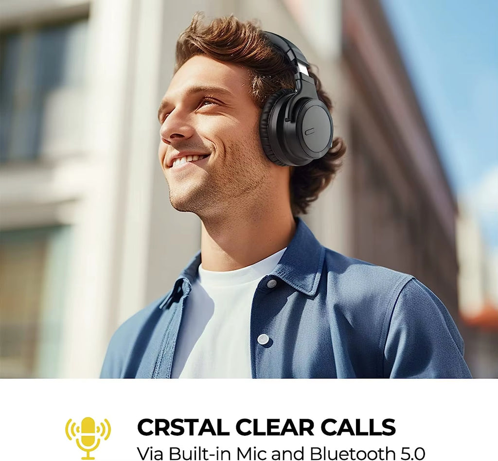 Hot-Selling ANC True Stereo Wireless Earphones BT 5.2 Active Noise Cancelling Over-Ear Headphones Gaming Headset