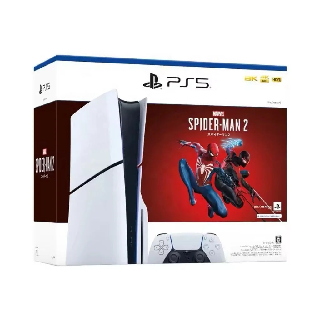 Genuine for PS5 Console 1TB & 2TB Digital Disc Versions with 10 Games & 2 Controllers Sealed & Ready to Play