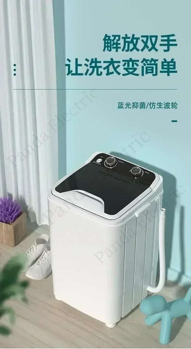 Large Capacity Washing Machine Household Dormitory Single Cylinder Semi-Automatic Small Mini Washing Machine