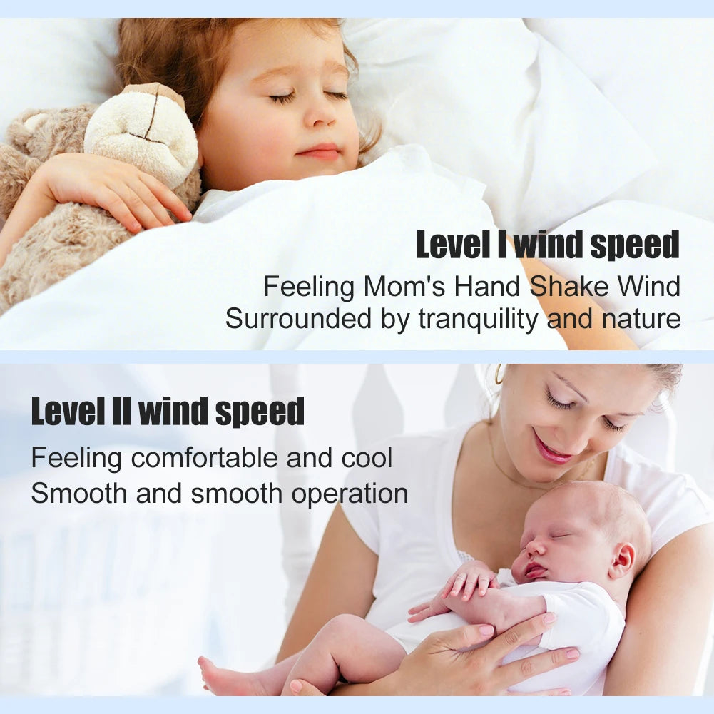 LED Tower Fan Bladeless Cooling Fan 2 Gear Speed Mini Vertical Conditioner No Leaf Air Conditioner for Living Room Bedroom