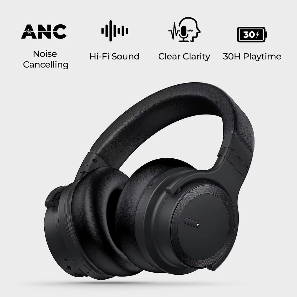 Hot-Selling ANC True Stereo Wireless Earphones BT 5.2 Active Noise Cancelling Over-Ear Headphones Gaming Headset